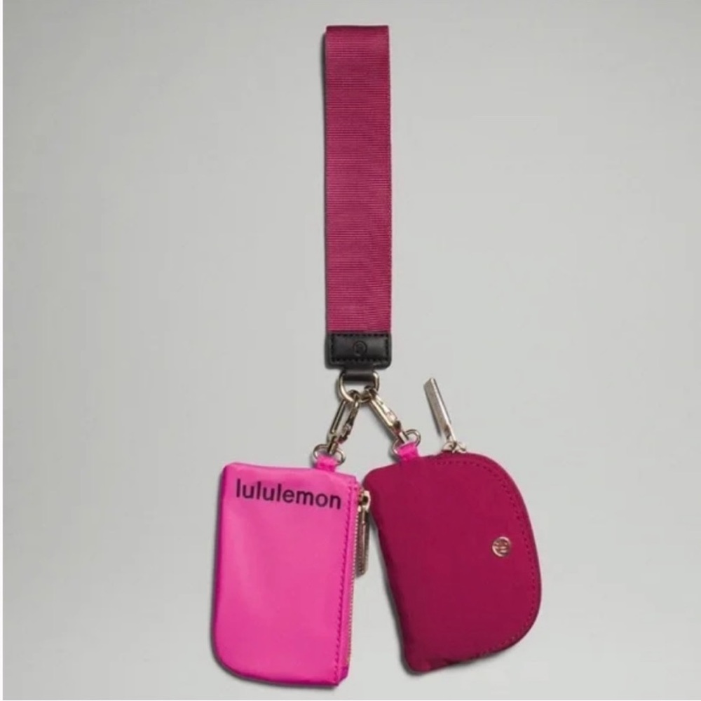 Lululemon Dual Pouch Wristlet in Pink